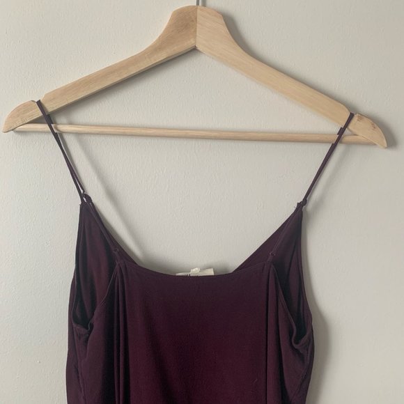 Burgundy Aritzia Wilfred Free Tank - Picture 4 of 7